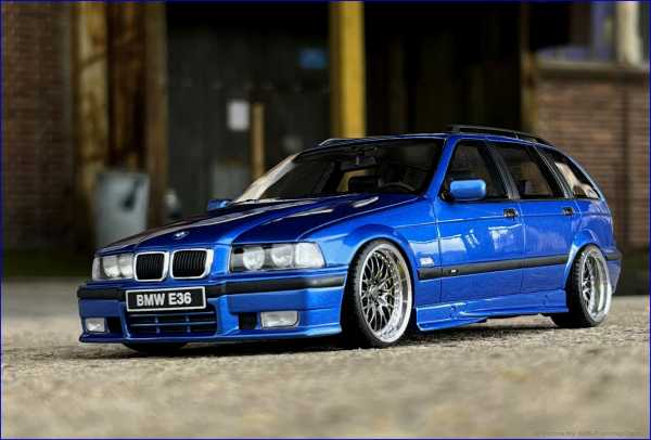 1:18 BMW E36 328I MPack Touring Estorilblau